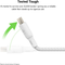 Belkin Braided Usbc To C 2.0 100W Cable 3M White