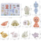 StitchesandTweed Ocean Animals Bath Toy Set of 10