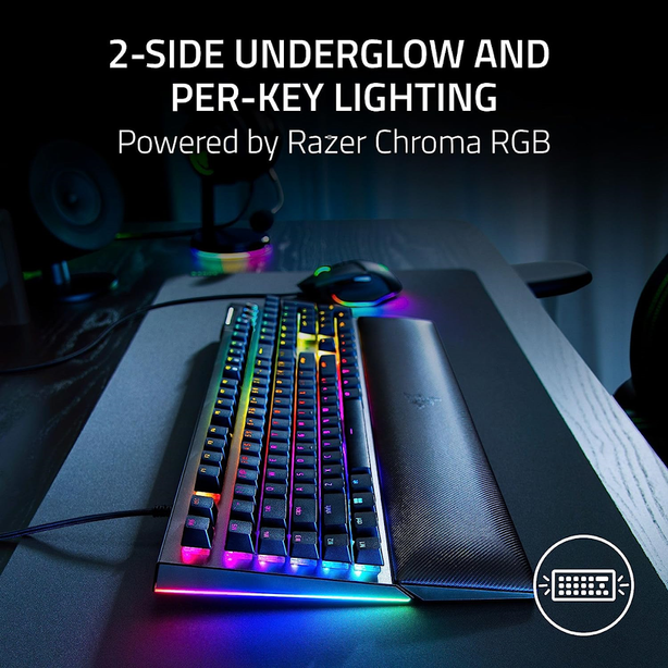 Razer Blackwidow V4 - Mechanical Gaming Keyboard (Yellow Switch) - Us Layout - Frml