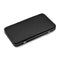 Giesen & Forsthoff Timor® 6-piece Manicure Set with glass nail file, in Black Cowhide Leather Case