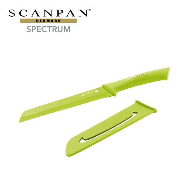Scanpan Spectrum 18cm Bread Knife (Green)