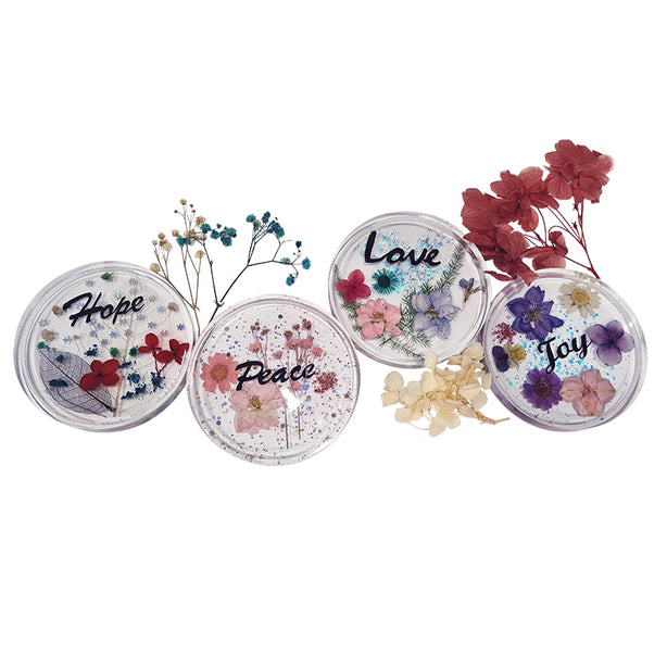 Jojomama Love, Joy, Peace & Hope Declare Series Coaster
