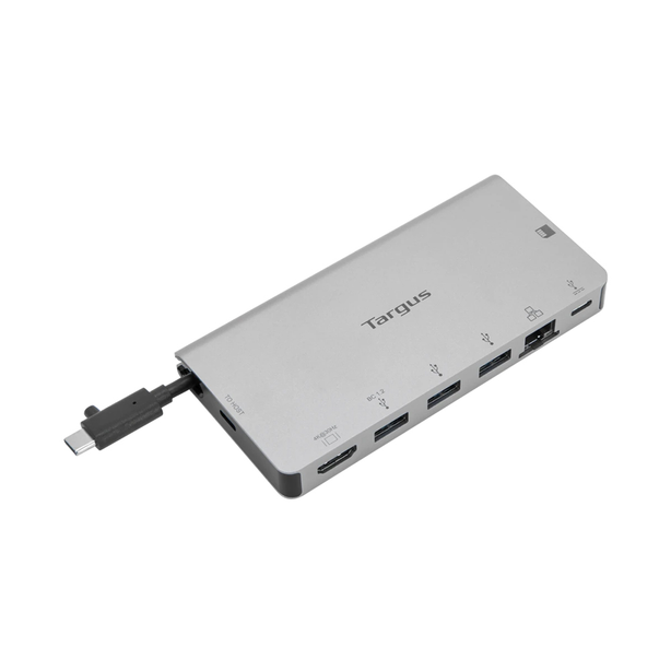 Targus Usb-C 4K Hdmi Docking Station With Card Reader And 100W Power Delivery Usb-C, Alt-Mode