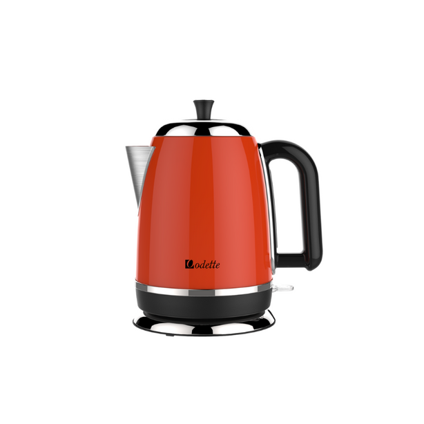 Streamline Series 1.7L Stainless Steel Electric Kettle (Orange)