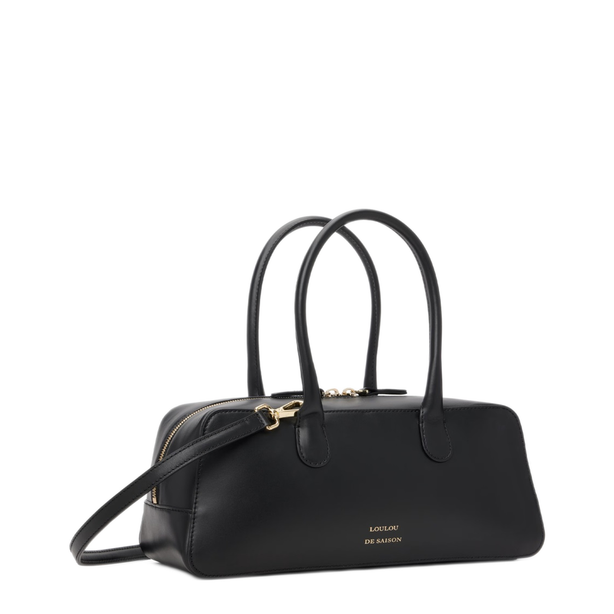 SETH Mini Calfskin Handbag - Black