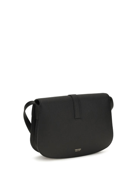 Tom Ford Small leather Crossbody Bag - Black
