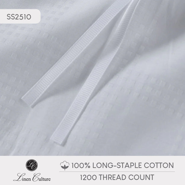 Long-Staple Cotton - Dobby White