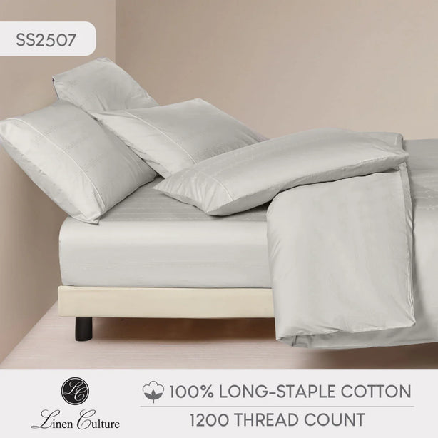 Long-Staple Cotton - Dobby Light Grey
