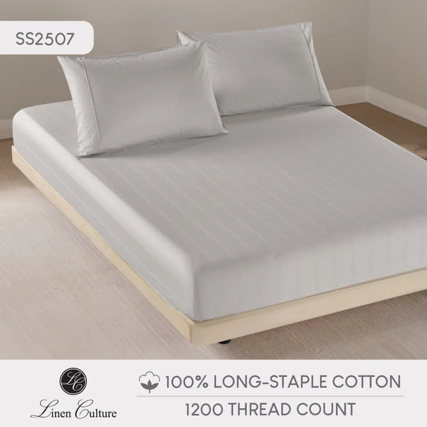 Long-Staple Cotton - Dobby Light Grey