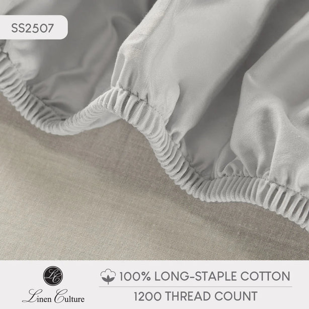 Long-Staple Cotton - Dobby Light Grey