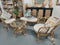Bali Rattan Sofa Set - Walnut