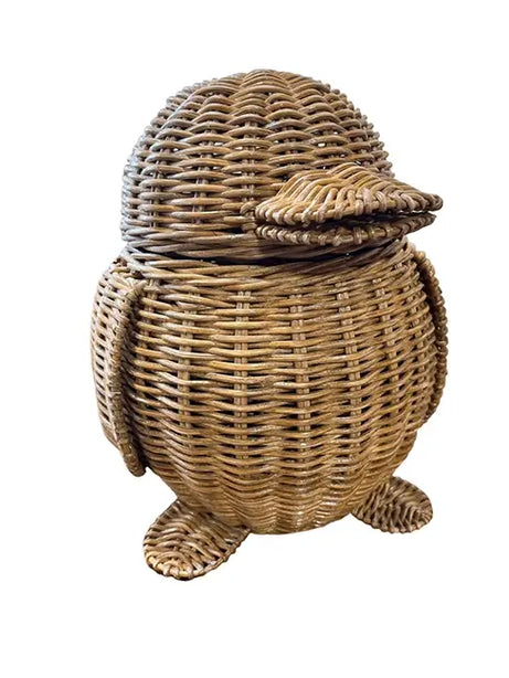 Penguin Storage Basket - Walnut