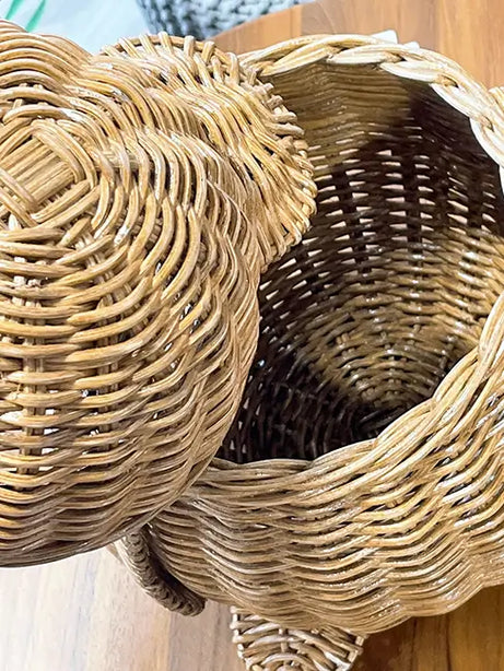 Penguin Storage Basket - Walnut