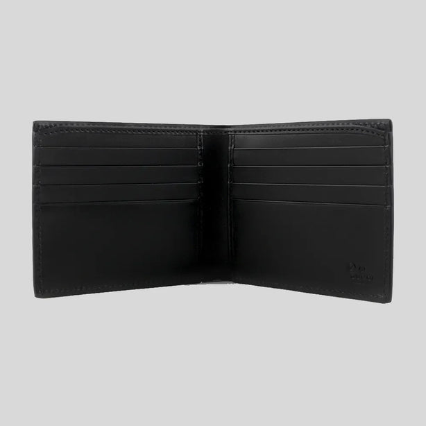 GUCCI Men's Signature GG Leather Bifold Wallet Black RB-779836