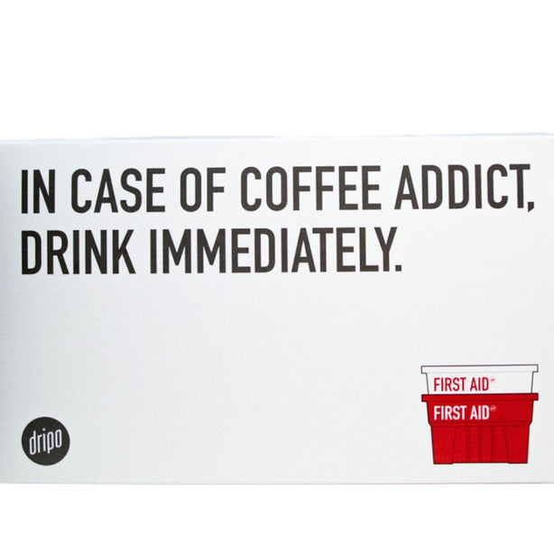 Dripo First Aid Box with Instant Black Coffee (80 Sticks / Box)