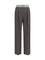 Cold Grey Mohair Wool Trousers