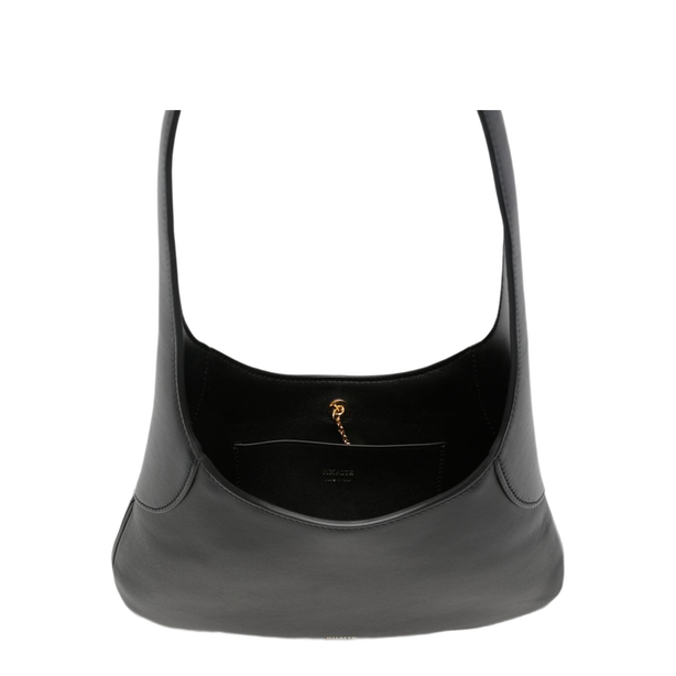Joan Small Calfskin Hobo Bag - Black