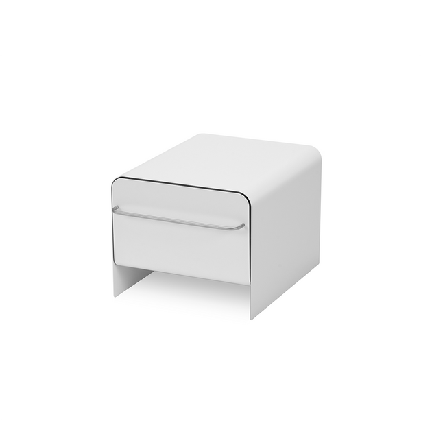 Beworth WS04068 Utau Bread Drawer Slim Pure White