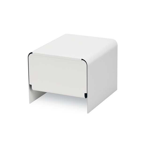 Beworth WS04068 Utau Bread Drawer Slim Pure White