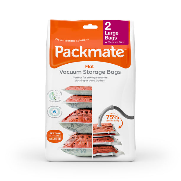 Pack Mate Flat Vacuum Storage Bags
