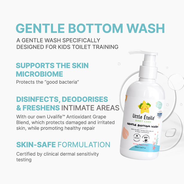 Little Etoile Gentle Bottom Wash For Delicate Skin (2+ Years)