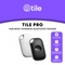 TILE PRO (2024) BLUETOOTH TRACKING DEVICE - BLACK AND WHITE, 2 PACK