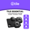 TILE ESSENTIAL 4-PACK (2024) BLUETOOTH TRACKING DEVICES - BLACK, 
 (2 MATE, 1 SLIM & 1 STICKER)