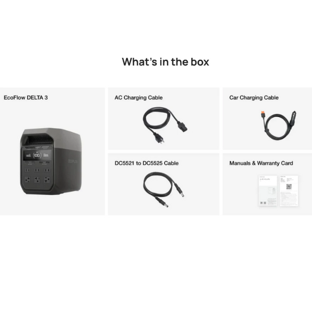 EcoFlow Delta 3 Portable Power Station