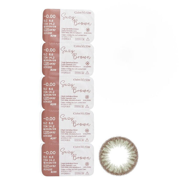 Iris 1day Suzy Brown -0.00 - 5pcs x 1 strip