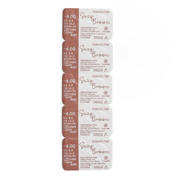 Iris 1day Suzy Brown -4.00 - 5pcs x 1 strip