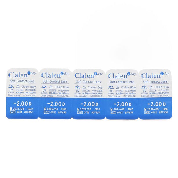 1day Soft Contact Lens -2.00 - 5pcs x 1 strip