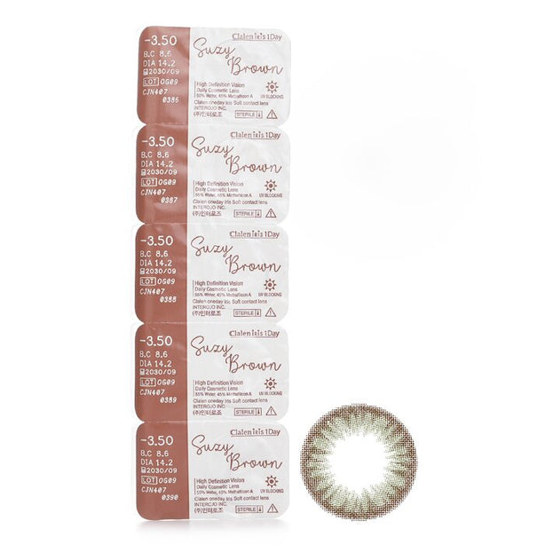Iris 1day Suzy Brown -3.50 - 5pcs x 1 strip