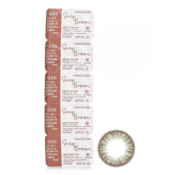 Iris 1day Suzy Brown -3.00 - 5pcs x 1 strip