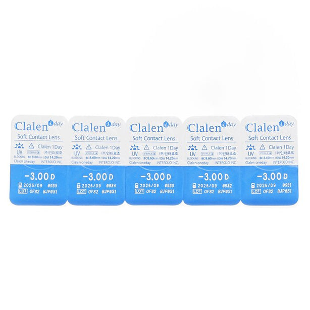1day Soft Contact Lens -3.00 - 5pcs x 1 strip
