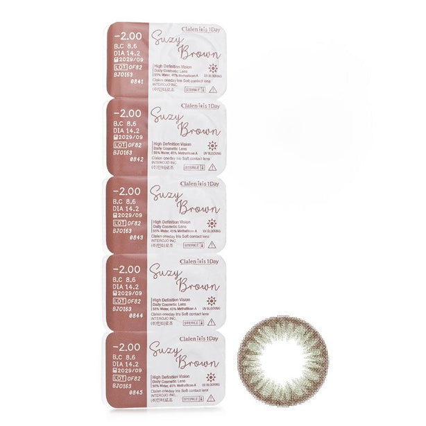 Iris 1day Suzy Brown -2.00 - 5pcs x 1 strip