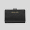 MICHAEL KORS Medium Crossgrain Leather Wallet Black RB-35F7GTVF2L