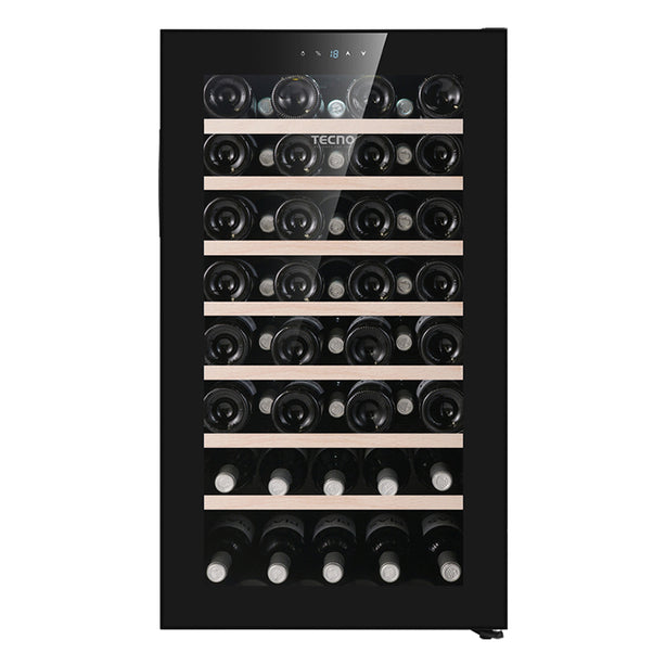 Tecno TWC-139FFTC Full Black Wine Chiller (56 Bottles)