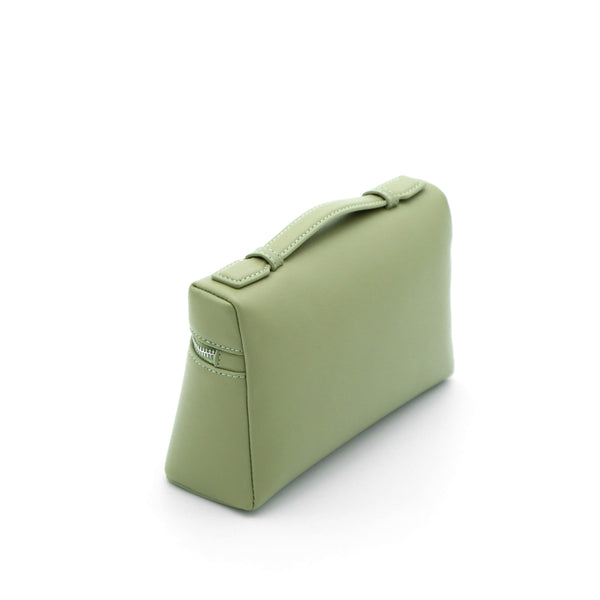 X Nihilo Number 2 Top Handle Leather Crossbody Bag Juniper Green