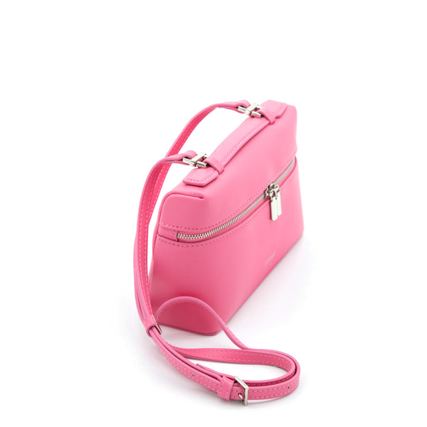 X Nihilo Number 2 Top Handle Leather Crossbody Bag French Pink