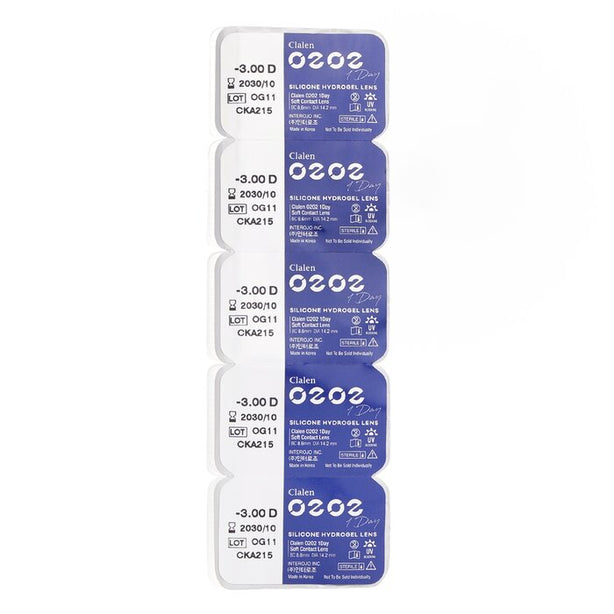 O2o2 Daily Clear -3.00 - 5pcs x 1 strip