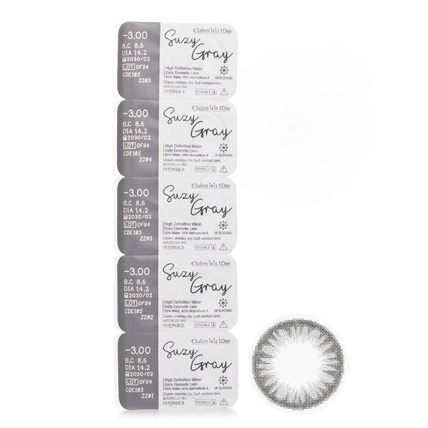 Iris 1day Suzy Gray -3.00 - 5pcs x 1 strip