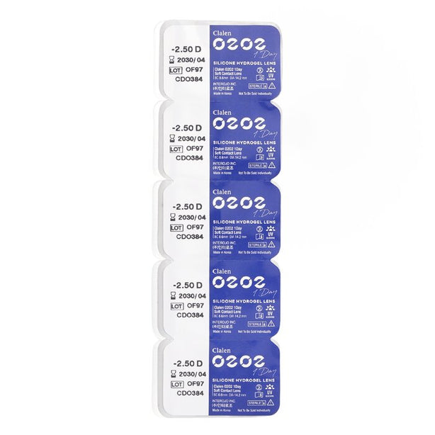 O2o2 Daily Clear -2.50 - 5pcs x 1 strip