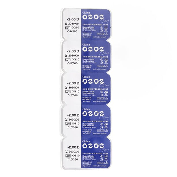 O2o2 Daily Clear -2.00 - 5pcs x 1 strip