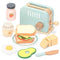 StitchesandTweed Wooden Toaster Toy Set Play Pretend Breakfast Set