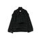 Green Check Pattern Fringed Trim Jacket