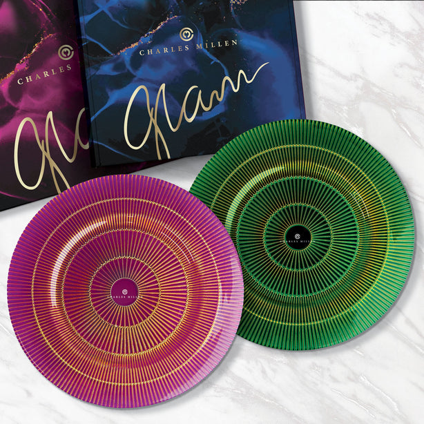 Chalres Millen Signature Collection Glam Accent Plate, Radias