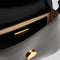TORY BURCH Robinson Spazzolato Convertible Shoulder Bag Black RB-143122