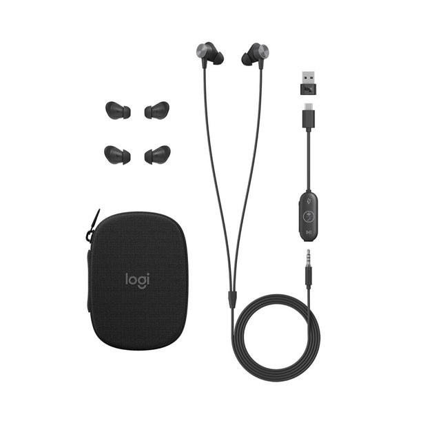 Logitech Zone Wired Earbuds Teams 3.5mm/ Type-C/ USB-A