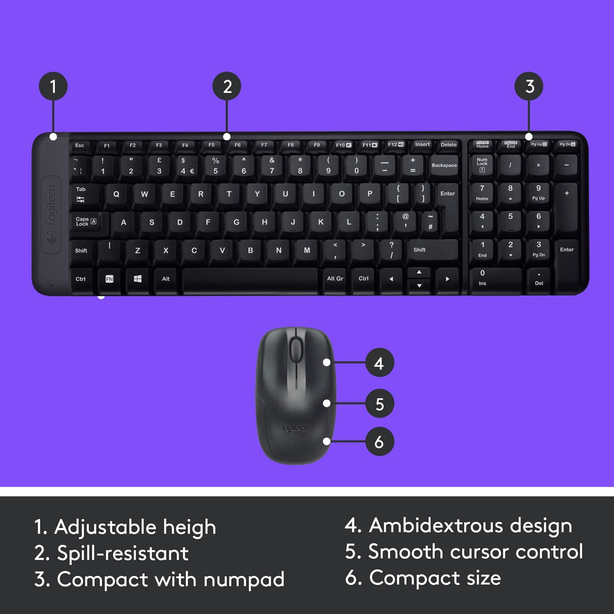 Logitech MK220 Wireless Combo