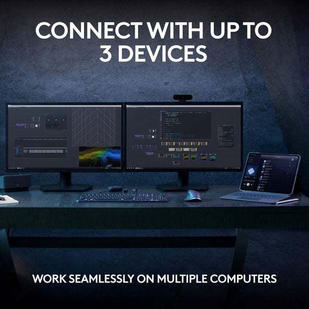 Logitech Mx Keys S Bluetooth & Wireless Combo Graphite * Contain Of Mx Keys & Master 3S *